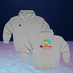 Zip-Up Hoodie - Find Your Vibe, Cozy Sweatshirt, Gift for Him/Her, Relaxed Style, Everyday Wear, Casual Fall Essential