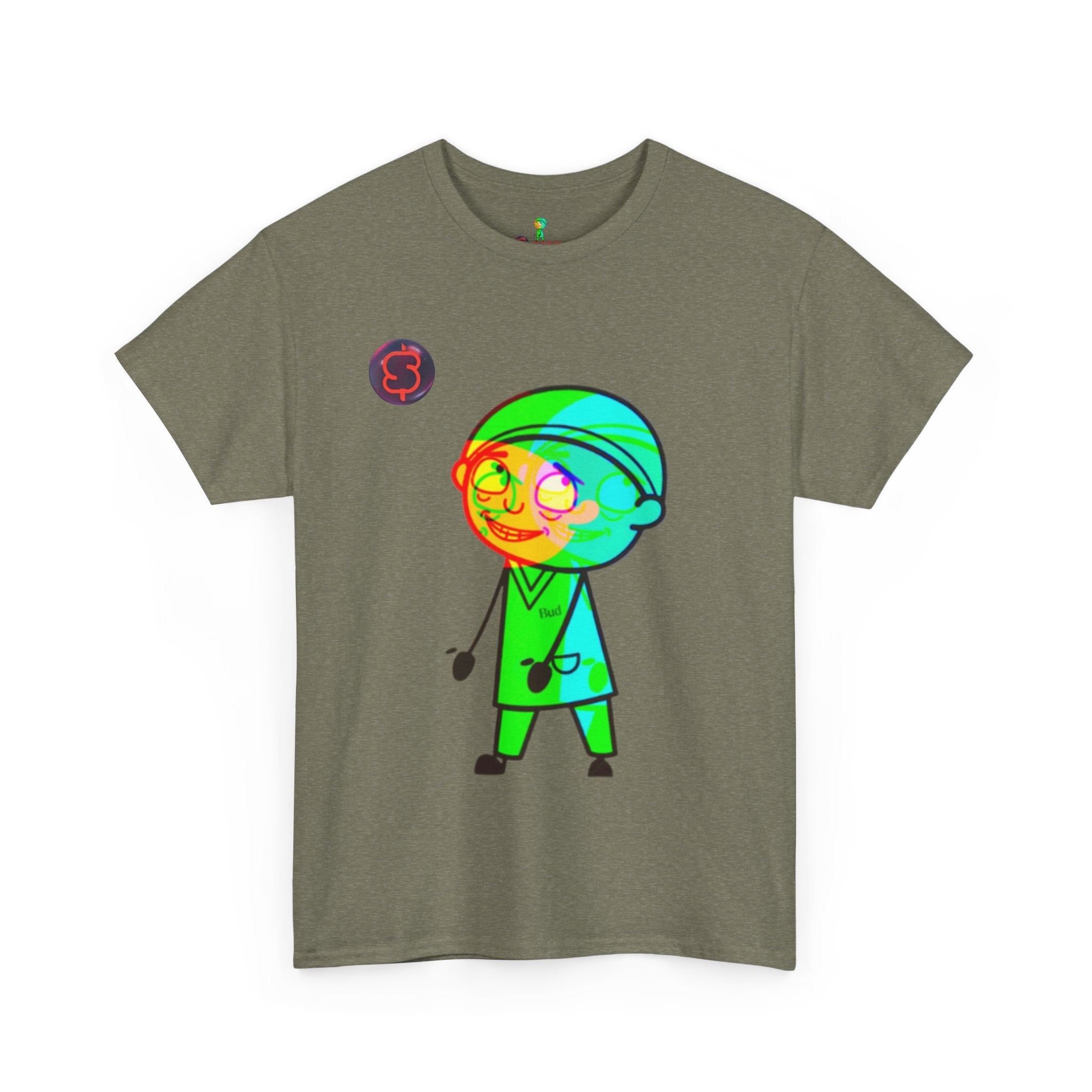 Unisex Heavy Cotton Tee - Colorful Cartoon Surgeon Logo & 'We Win Together' Motivational Graphic Tee