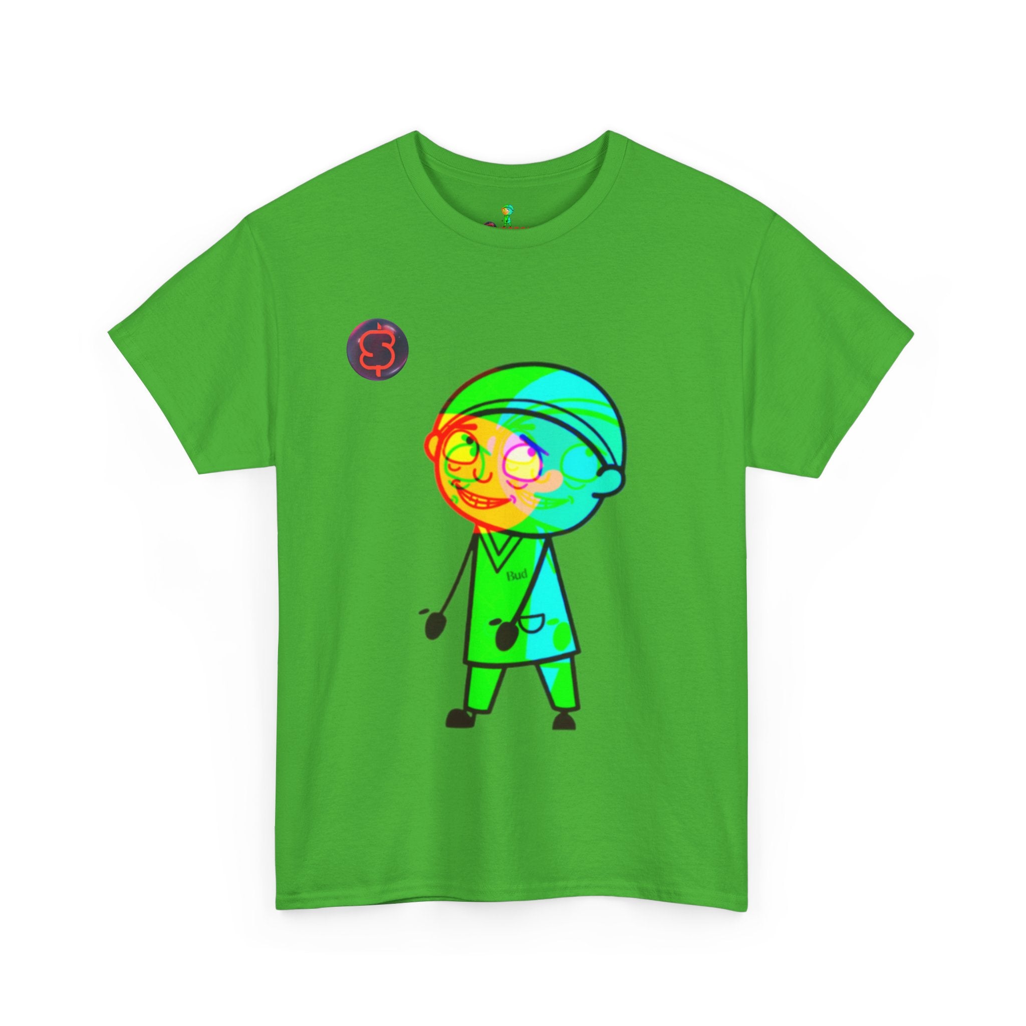 Unisex Heavy Cotton Tee - Colorful Cartoon Surgeon Logo & 'We Win Together' Motivational Graphic Tee