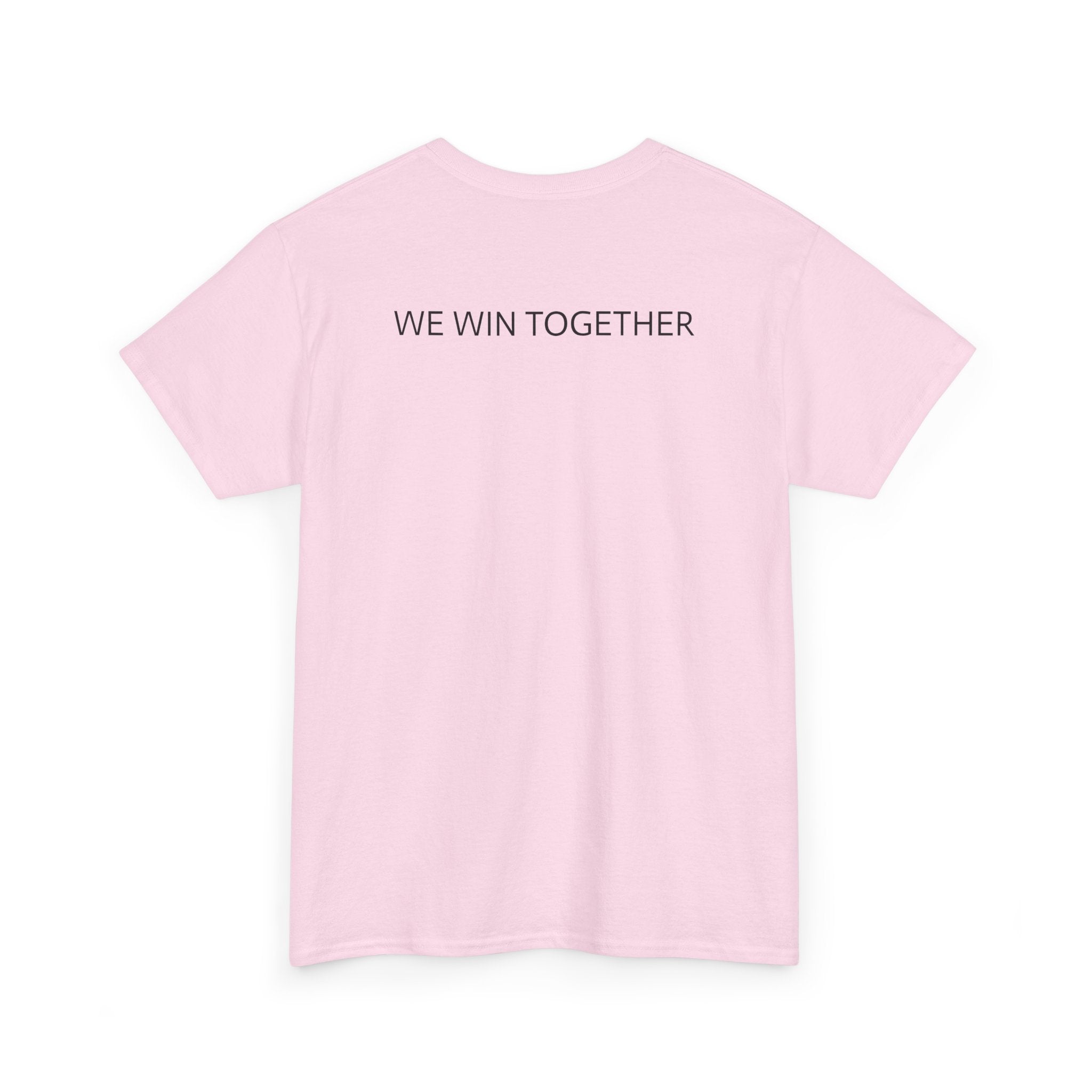 Unisex Heavy Cotton Tee - Colorful Cartoon Surgeon Logo & 'We Win Together' Motivational Graphic Tee