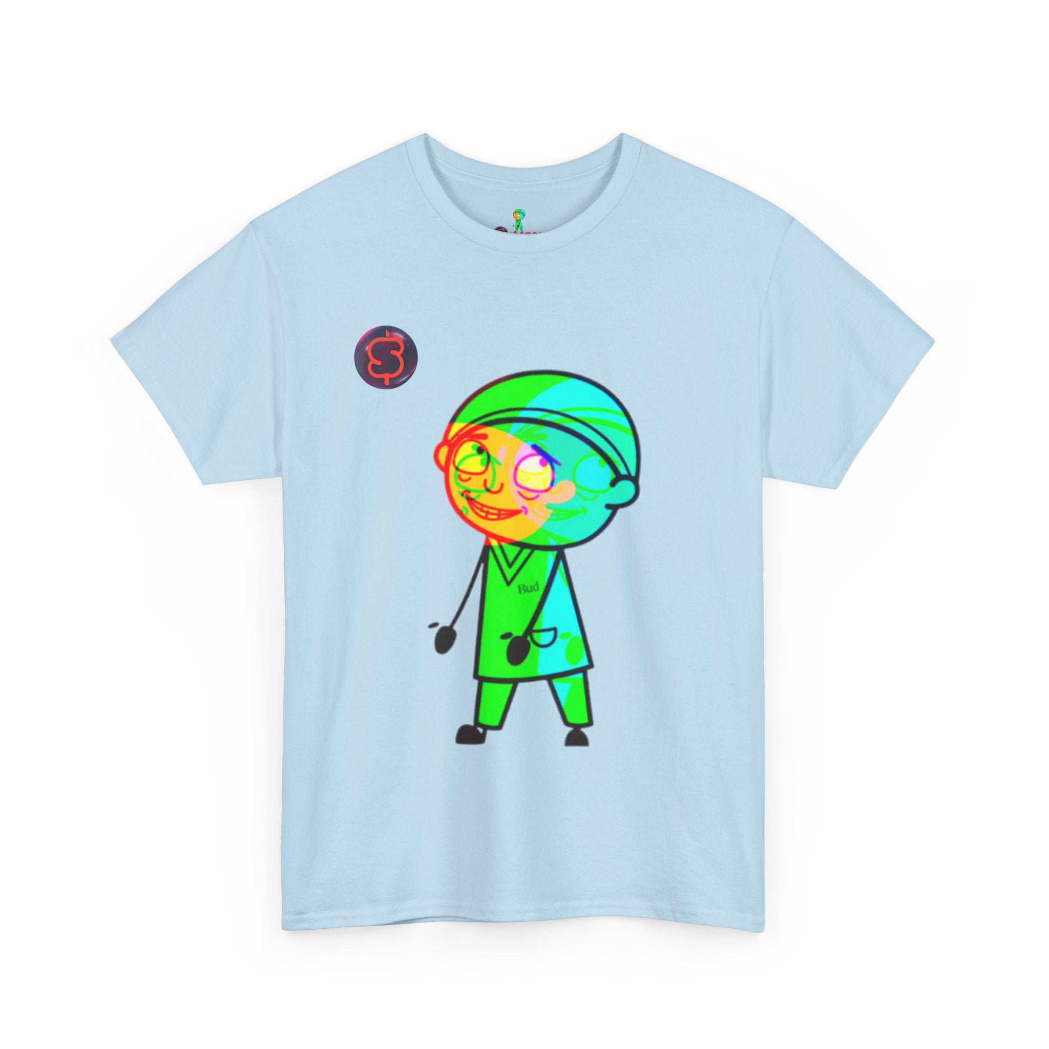 Unisex Heavy Cotton Tee - Colorful Cartoon Surgeon Logo & 'We Win Together' Motivational Graphic Tee
