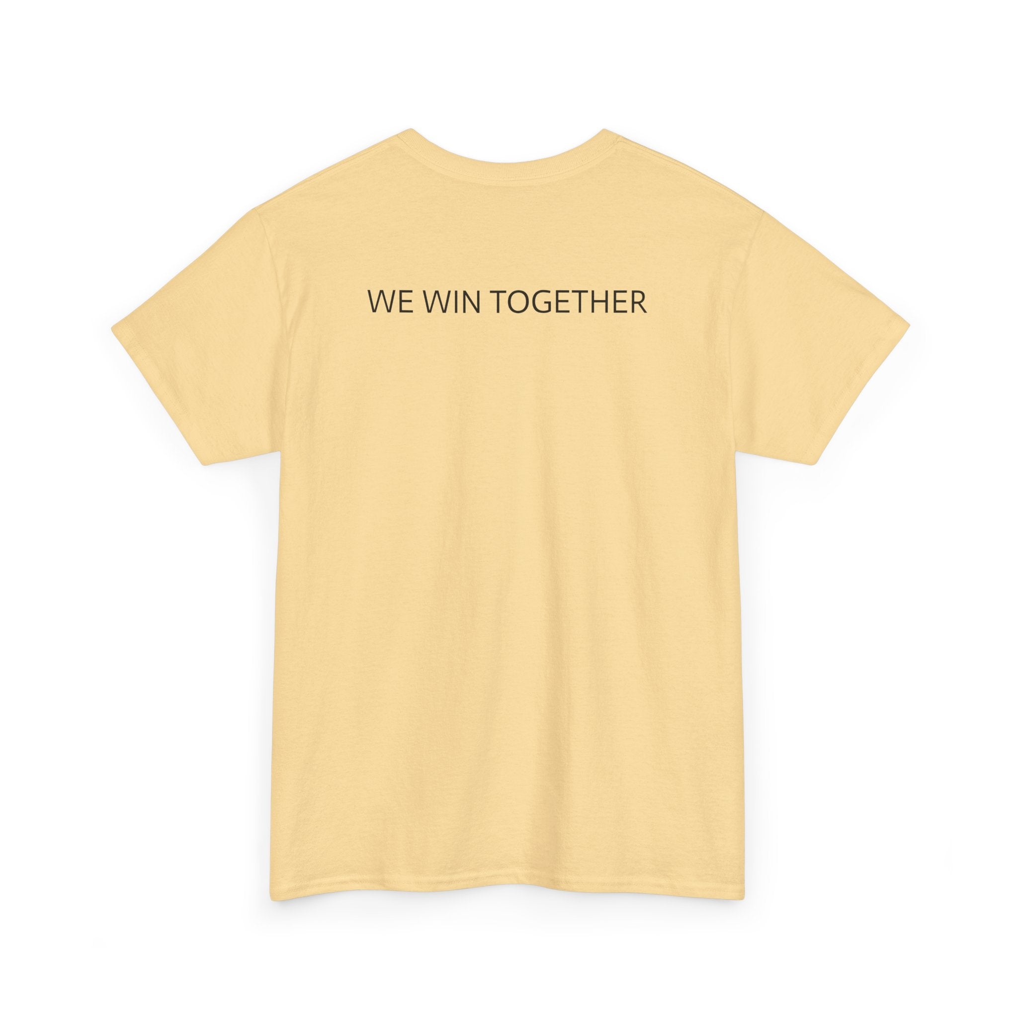 Unisex Heavy Cotton Tee - Colorful Cartoon Surgeon Logo & 'We Win Together' Motivational Graphic Tee