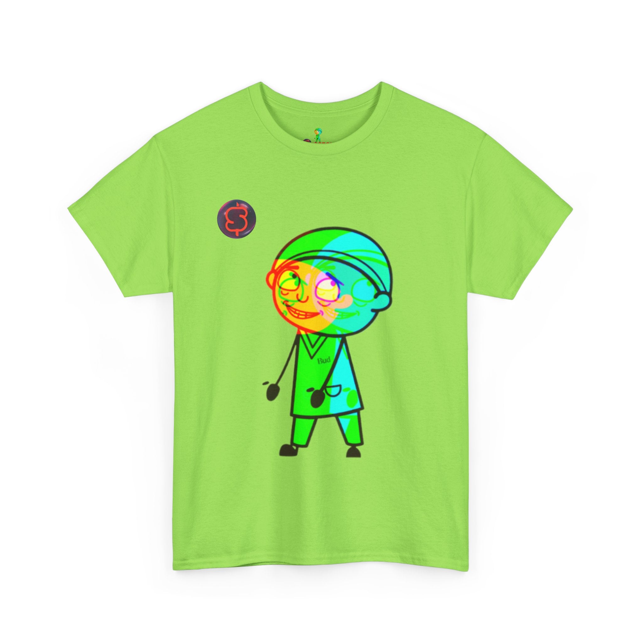 Unisex Heavy Cotton Tee - Colorful Cartoon Surgeon Logo & 'We Win Together' Motivational Graphic Tee