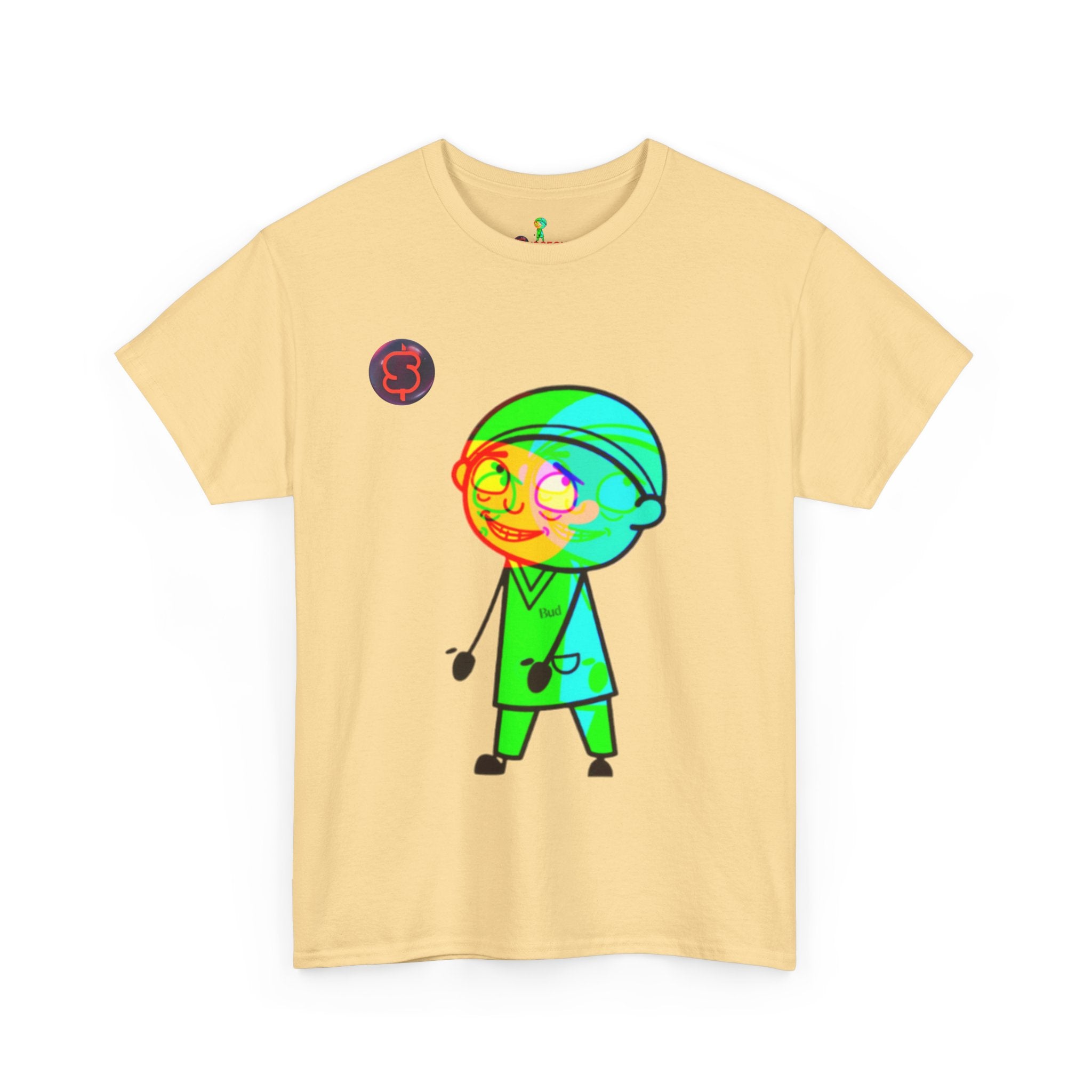 Unisex Heavy Cotton Tee - Colorful Cartoon Surgeon Logo & 'We Win Together' Motivational Graphic Tee
