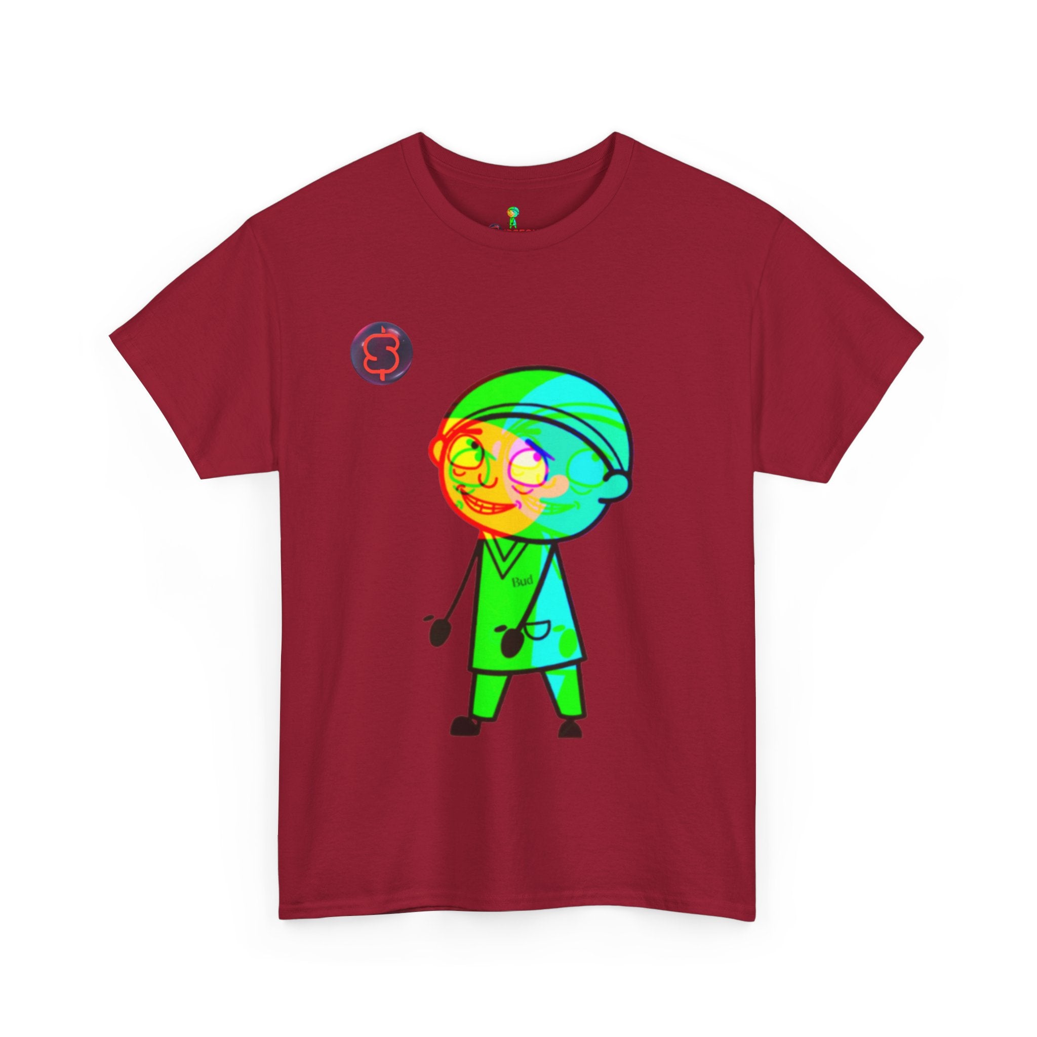 Unisex Heavy Cotton Tee - Colorful Cartoon Surgeon Logo & 'We Win Together' Motivational Graphic Tee