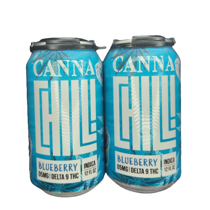 4 Pack - CannaChill Seltzers - 5mg Delta 9 THC