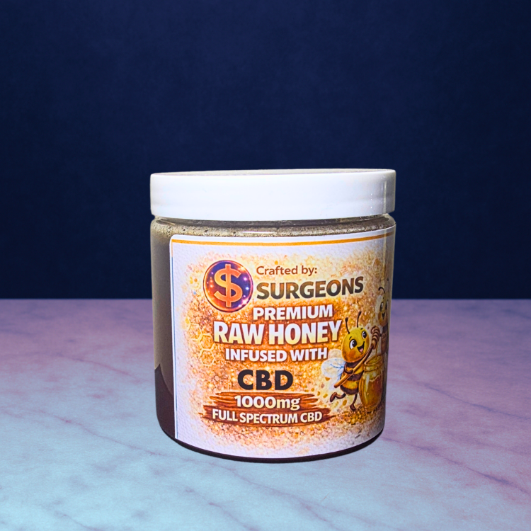 Full Spectrum CBD Infused Honey 1000mg